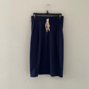 Flamingo dark navy blue skirt